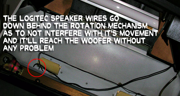 Wires out of the way